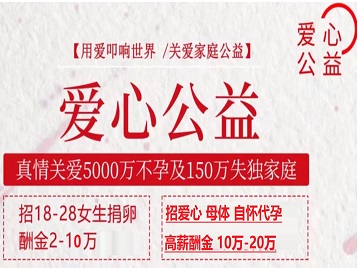 乐清捐卵助孕生子 爱心志愿者招募